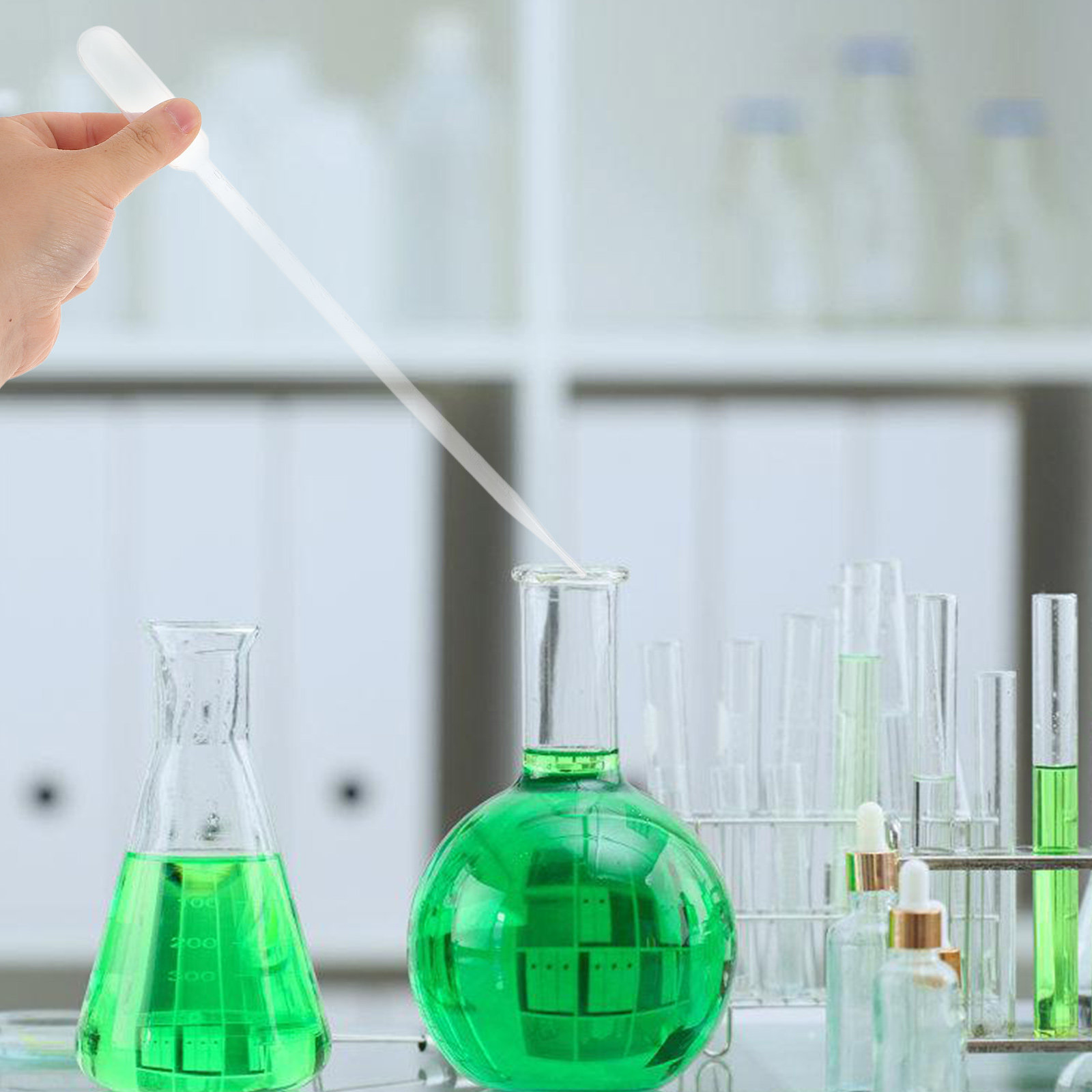 Essential Oils - 100 stuks plastic pipetten voor het