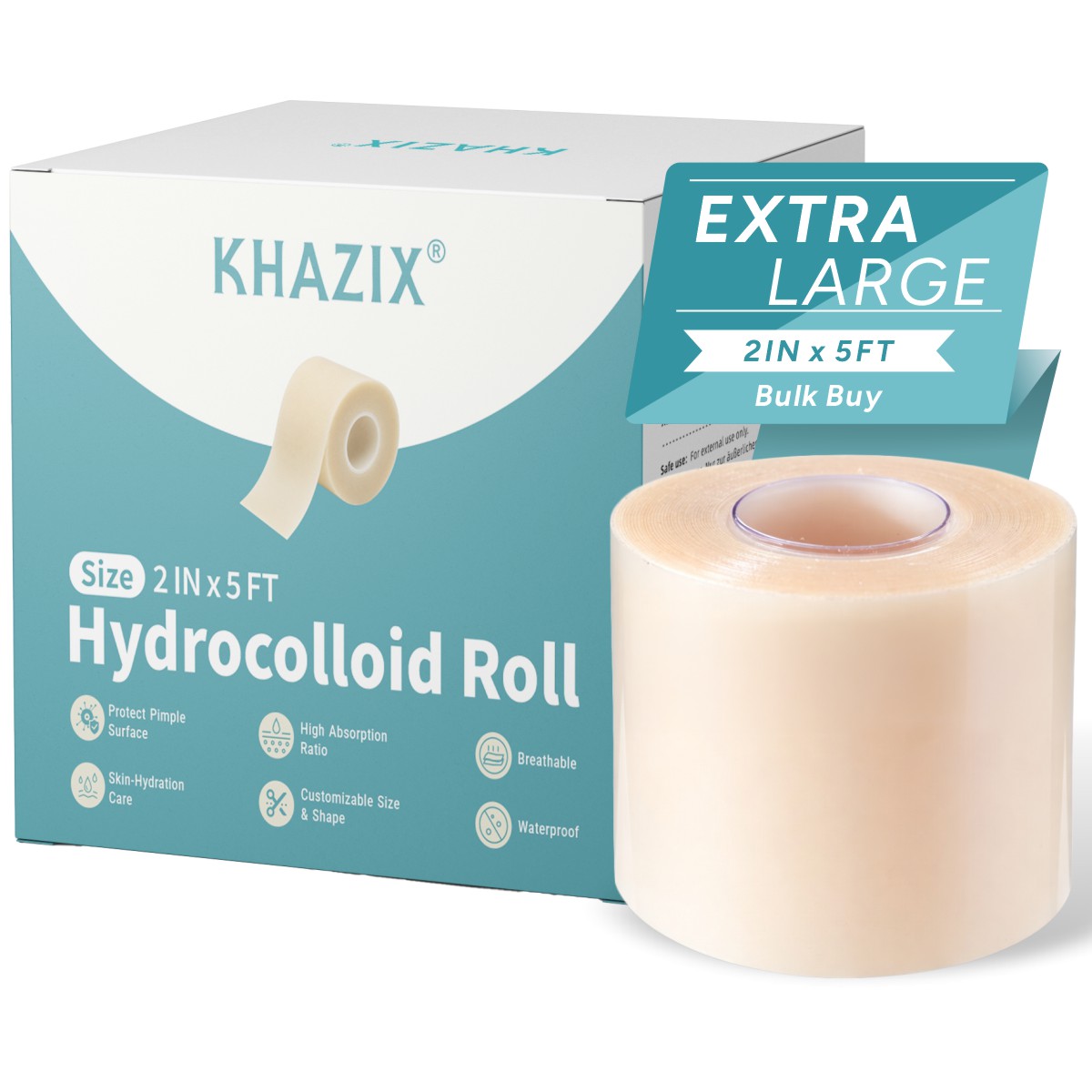 Essential Oils - KHAZIX Hydrocolloïde Verbandrol 2 inch x