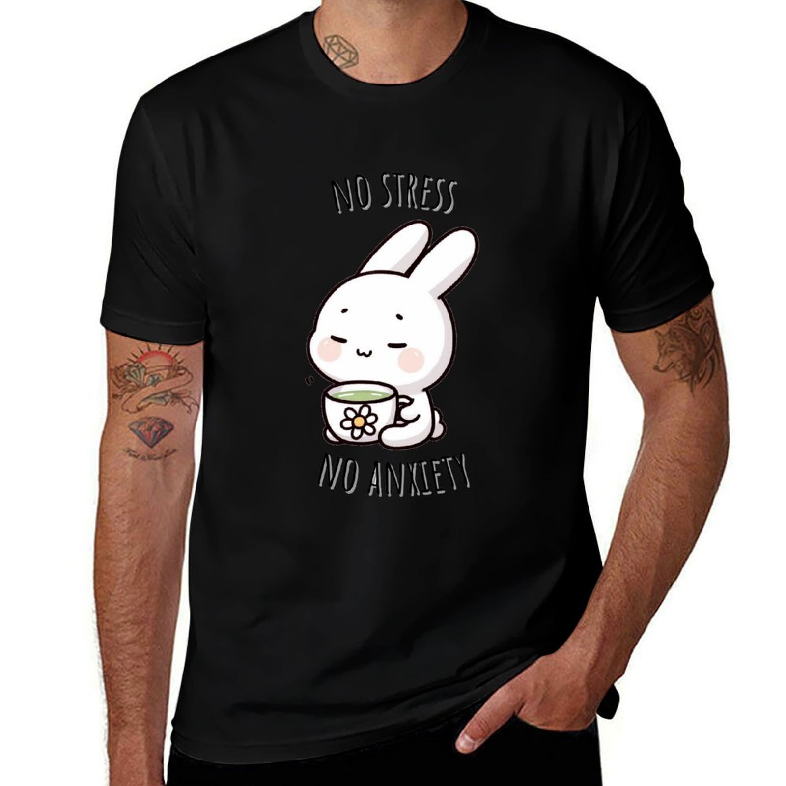 Chamomile Tea - Chamomile Tea Bunny T-shirt Basic T-shirt