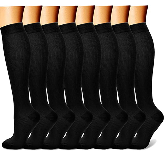 Echinacea - Running Compressiekousen Mannen Vrouwen Marathon Sportsokken