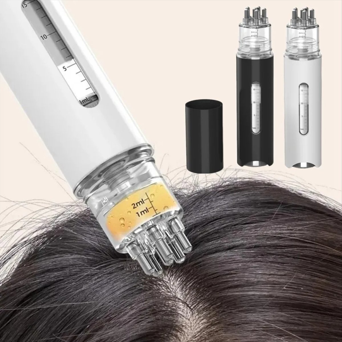 Essential Oils - *X07A Hoofdhuidapplicator Vloeibare kam Mini-massagekam Essentiële