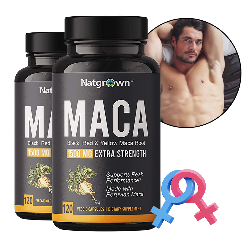 Ginger Tea - Maca Wortelcapsules (Zwart + Rood +
