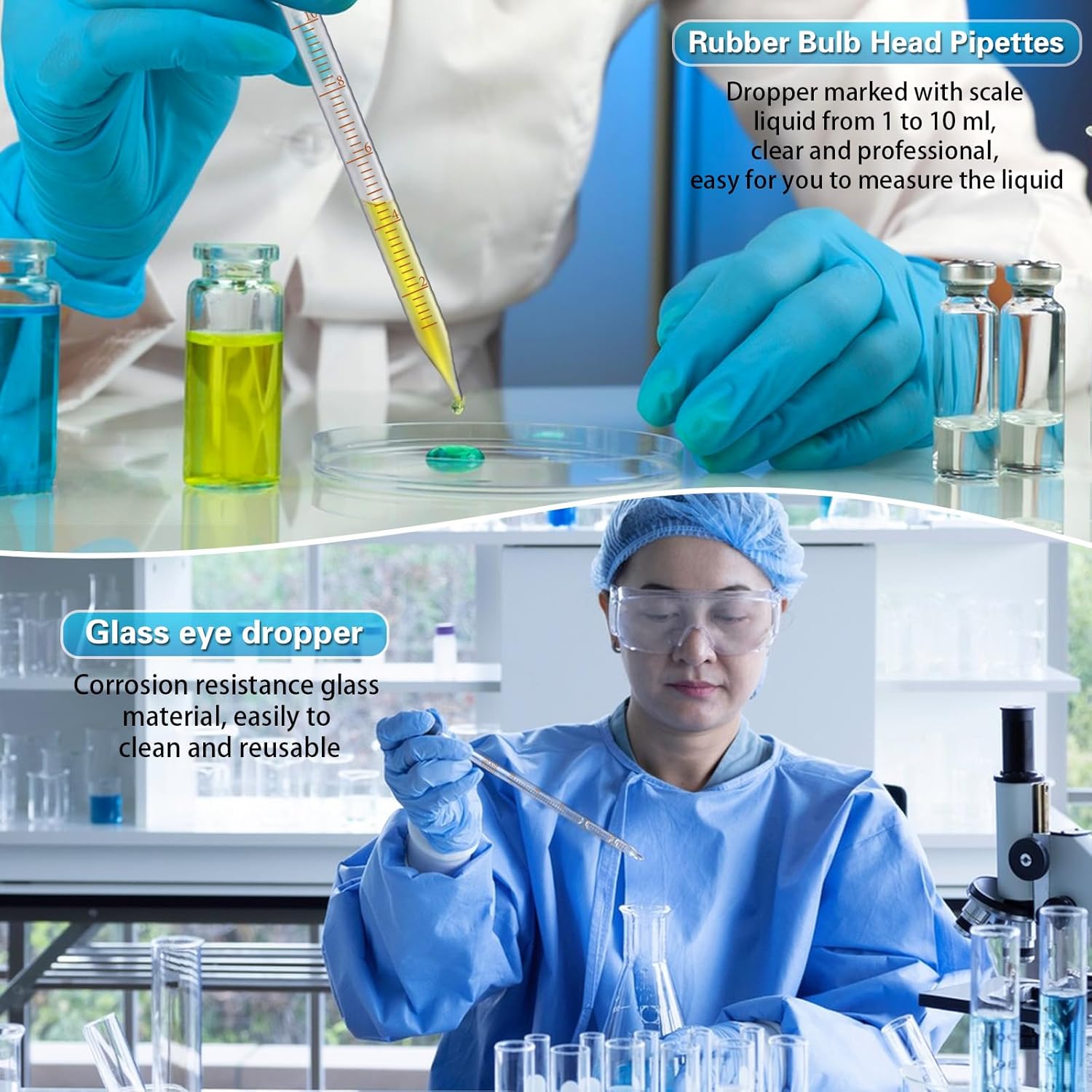 5-pack glazen pipetdruppelaars - Essential Oils recensie en prijs