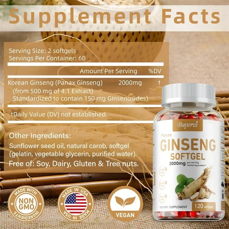 Rode Panax Ginseng-capsules -  - Ginger Tea recensie en prijs