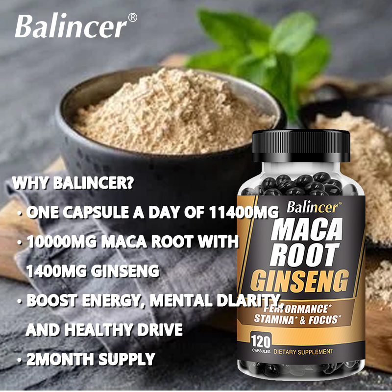 Maca Root-capsules (met zwarte - Ginger Tea recensie en prijs